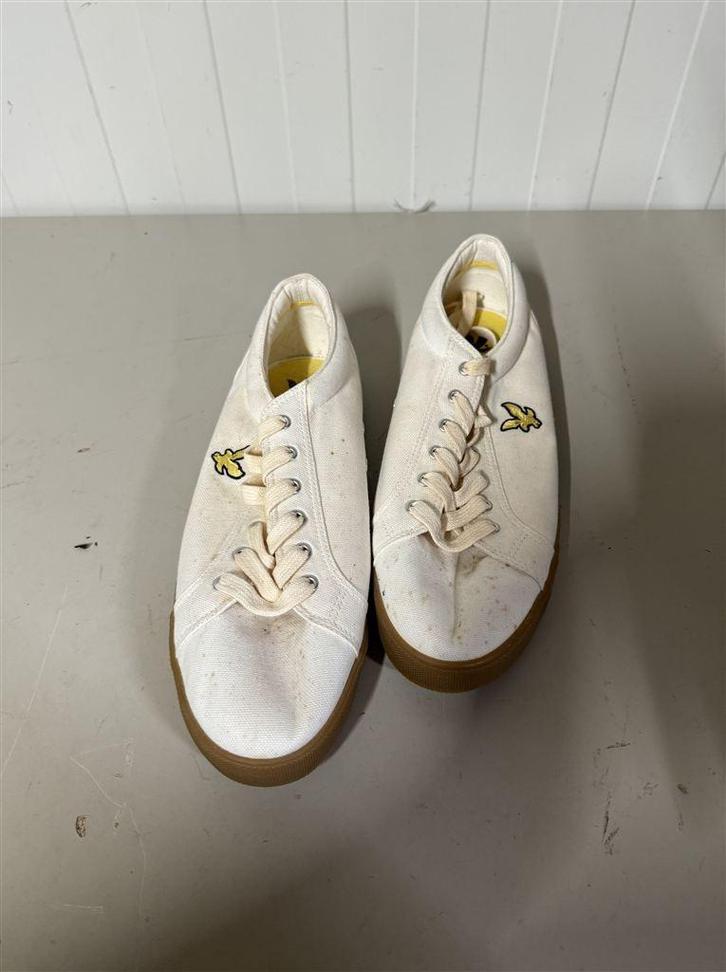 Lyle & Scott Witte Pump Trainers - Maat 43, Kleding | Heren, Schoenen, Gedragen, Wit, Ophalen of Verzenden
