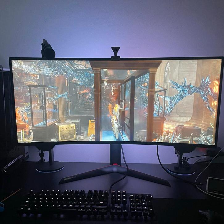 LG UltraGear 38GL950G-B Ultrawide Gaming Monitor, Computers en Software, Monitoren, Gebruikt, 101 t/m 150 Hz, DisplayPort, Gaming