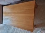 Eikenhout salontafel l 80 x 140 cm, 100 tot 150 cm, Eikenhout, Zo goed als nieuw, Minder dan 50 cm