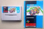 Super Mario Kart voor de Europese Super Nintendo + boekje, Ophalen of Verzenden, Gebruikt