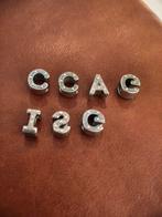 Pandora letter bedels, Sieraden, Tassen en Uiterlijk, Bedels, Ophalen, Pandora, Zo goed als nieuw, 4 bedels of meer