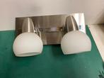 wandlampen, Huis en Inrichting, Lampen | Wandlampen, Ophalen of Verzenden, Gebruikt, Glas, Modern