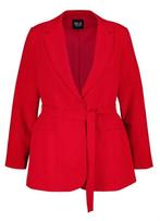 Rode blazer Trijntje Oosterhuis Maat 44, Maat 46/48 (XL) of groter, Ophalen of Verzenden, Zo goed als nieuw, Jasje