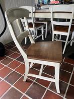Riviera maison eethoek- teak hout- gebruikt-bijna gratis, Huis en Inrichting, Tafels | Eettafels, Ophalen, Gebruikt, 100 tot 150 cm