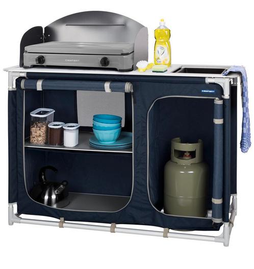 Camping keuken gebruikt, Caravans en Kamperen, Kampeermeubelen, Zo goed als nieuw, Campingkast, Ophalen