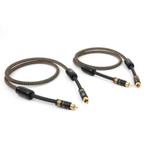 VIABLUE NF-A7 T6S RCA Pair (100 CM), Nieuw, Interlink-kabel, Ophalen of Verzenden, Minder dan 2 meter