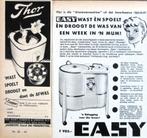 16 vintage advertenties wasmachines 57-70 wasmachine wringer, Ophalen of Verzenden, Gebruikt, Overige typen