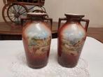 Set van 2 vazen met boerderij landschap., Verzenden