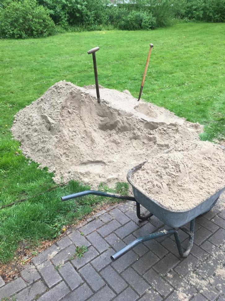Zand grond grind gratis bezorgd nijmegen wijchen beuningen, Tuin en Terras, Zand, Nieuw, Overige typen, Ophalen