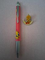 Parker Vector balpen Tweety Bird + pin. Vintage 1997, Ophalen of Verzenden