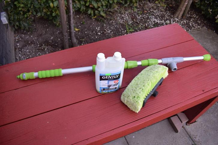 Kampa Wasborstel met Zijborstels – Caravan blinkend schoon!, Auto diversen, Onderhoudsmiddelen, Ophalen of Verzenden