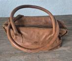 Leren tas van Fred de la Bretoniere., Sieraden, Tassen en Uiterlijk, Tassen | Damestassen, Ophalen, Bruin, Handtas