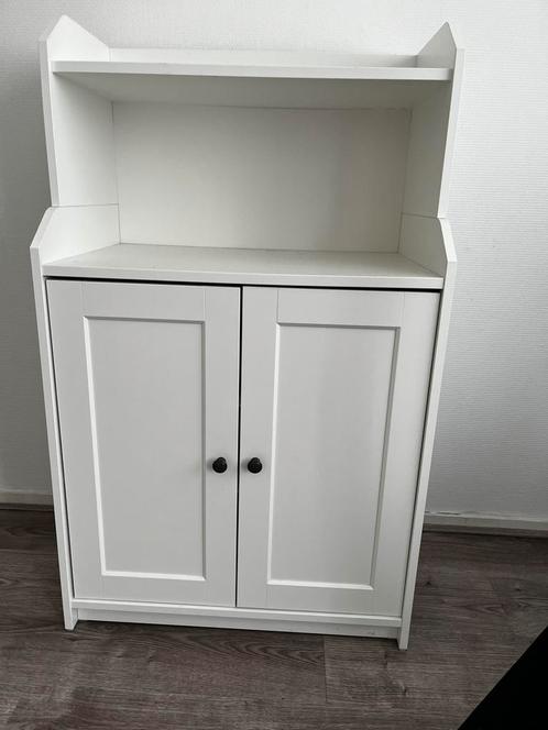 IKEA Hauga kast – wit (70x116 cm), Huis en Inrichting, Kasten | Secretaires, Zo goed als nieuw, Ophalen of Verzenden
