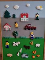 Handgemaakt schilderij - boerderij dieren, Ophalen, Zo goed als nieuw