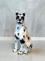 Deens dog keramiek beeld Italiaans, Gebruikt, Onbekend, Ophalen of Verzenden, Onbekend