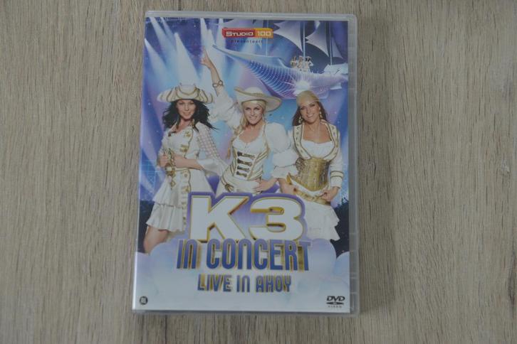 STUDIO 100 - K3 IN CONCERT LIVE IN AHOY, Cd's en Dvd's, Dvd's | Muziek en Concerten, Zo goed als nieuw, Muziek en Concerten, Alle leeftijden