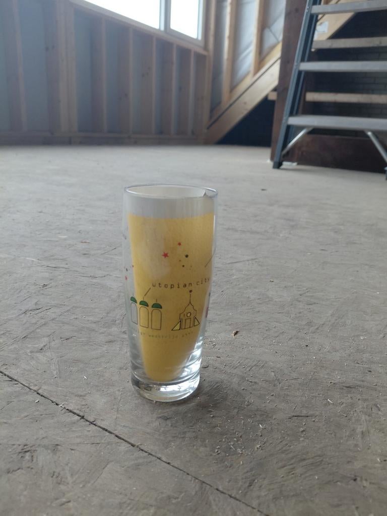 Heineken design wedstrijd glas, Ophalen of Verzenden, Zo goed als nieuw, Glas of Glazen, Heineken
