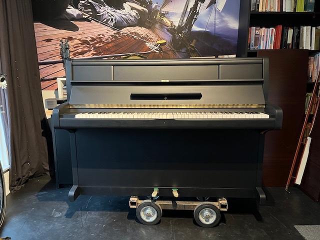 Fraaie matzwarte Sauter piano gestemd en gratis vervoer, Muziek en Instrumenten, Piano's, Gebruikt, Zwart, Verzenden