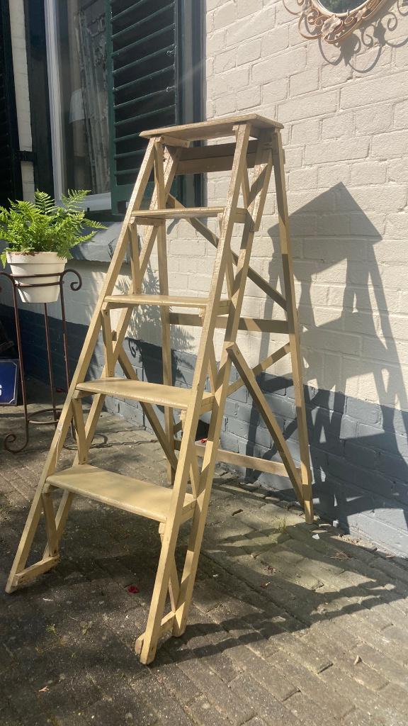 Brocante schilderstrap, Ophalen