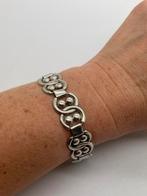 A140 Prachtige zilveren armband Noorse stijl, Sieraden, Tassen en Uiterlijk, Antieke sieraden, Ophalen of Verzenden, Zilver, Armband