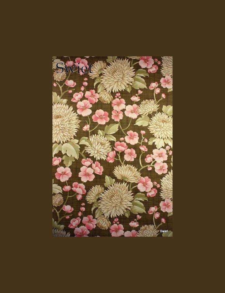 6894 Vintage retro oud barok bloemetjes behang behangpapier, Huis en Inrichting, Stoffering | Behang, Verzenden