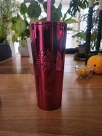Roze Starbucks Beker met Rietje, Ophalen of Verzenden, Zo goed als nieuw
