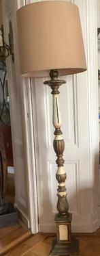 Vintage Staande Lamp Jaren 60, Huis en Inrichting, Lampen | Vloerlampen, Ophalen of Verzenden, Gebruikt, Hout, 150 tot 200 cm