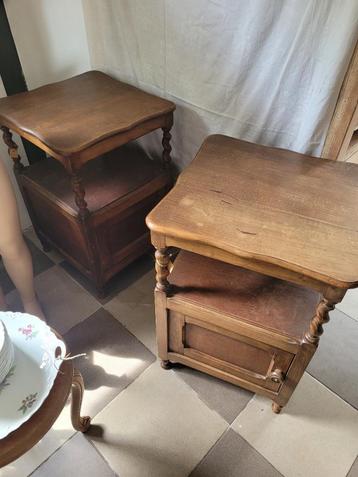 2 vintage nachtkastjes p/st 49.95 beschikbaar voor biedingen