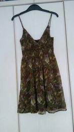 zomerjurk maat xl bruin/groen, Maat 38/40 (M), Bruin, Ophalen of Verzenden, Zo goed als nieuw