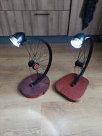 2 Moderne Fietswiel Lampen met Verlichting, Gebruikt, Ophalen of Verzenden, Modern, Minder dan 50 cm