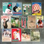 13 Posters van vintage reclame, Blue Band, Van Nelle, Diana, Ophalen of Verzenden, Zo goed als nieuw, Rechthoekig Staand, Reclame