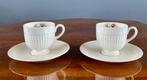 Wedgwood, "Moss rose" espresso/mokkakopjes (2), Ophalen of Verzenden