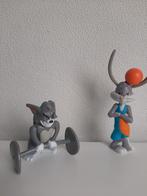Cartoon figuren: Tom en Bugs Bunny, Verzamelen, Poppetjes en Figuurtjes, Gebruikt, Ophalen of Verzenden