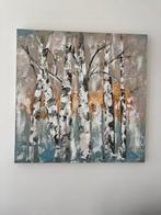 Schilderij Canvas - Berkenbos, Ophalen