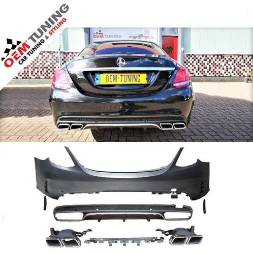 C63 AMG Achterbumper | W205 | MERCEDES-BENZ C-CLASS | 14-17, Auto diversen, Tuning en Styling, Ophalen of Verzenden
