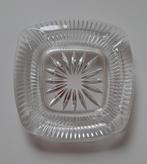 Vintage glazen asbak  13 x 13 cm.  Jaren `70, Verzamelen, Retro, Ophalen of Verzenden, Huis en Inrichting