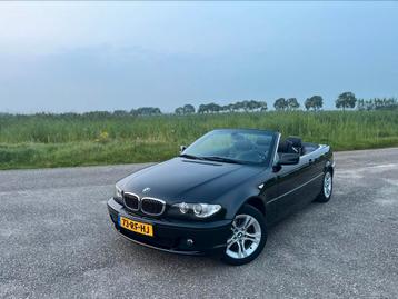 BMW 3-Serie 2.0 CI 318 Cabrio 2005 Zwart