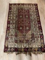 Antieke/vintage handgeknoopte wollen kelim 175x105 cm, Antiek en Kunst, Ophalen of Verzenden