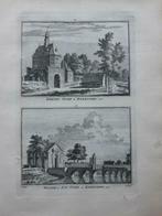 389-390*/ Keetenpoort en Westerpoort Koepoort Enkhuizen, Antiek en Kunst, Kunst | Etsen en Gravures, Ophalen of Verzenden