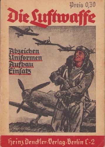 Die Luftwaffe 'Abzeichen Uniformen Aufbau Einsatz' boekje beschikbaar voor biedingen