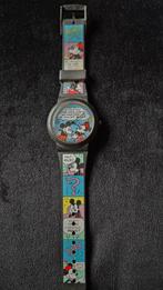 Mickey mouse horloge vintage jaren 80 helemaal intact werken, Ophalen of Verzenden, Mickey Mouse, Zo goed als nieuw, Overige typen