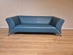 50% KORTING Rolf Benz 322 - Petrol Leder - 3 Zits - Showroom, Driepersoons, 75 tot 100 cm, Ophalen of Verzenden, Zo goed als nieuw