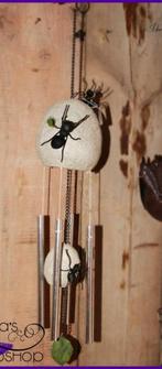 Originele, leuke Windgong, Windspel met zwarte Mier, Mieren, Tuin en Terras, Tuinwanddecoratie, Ophalen of Verzenden, Nieuw