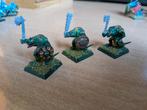 Oldhammer: 3 saurus warriors, Hobby en Vrije tijd, Wargaming, Ophalen of Verzenden, Gebruikt, Warhammer, Figuurtje(s)