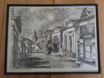 Pentekening Sliedrecht Kerkbuurt omstreeks 1925, Ophalen of Verzenden