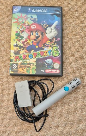 Mario Party 6 + Microfoon - Gamecube beschikbaar voor biedingen