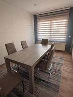 VOLLEDIGE EETKAMER MET TAPIJT, Ophalen, Gebruikt, 4 tot 6 stoelen