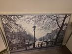 140x100cm schilderij Amsterdam van ikea, Huis en Inrichting, Ophalen, Zo goed als nieuw