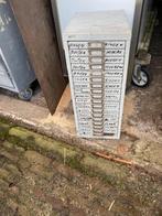 metalen ladekastje met 18 lades, Huis en Inrichting, Kasten | Ladekasten, Ophalen, Minder dan 50 cm, Gebruikt, 5 laden of meer
