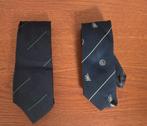 3x stropdas stropdaasen ptt telecom vintage nostalgie, Ophalen of Verzenden, Zo goed als nieuw, Blauw, Met patroon